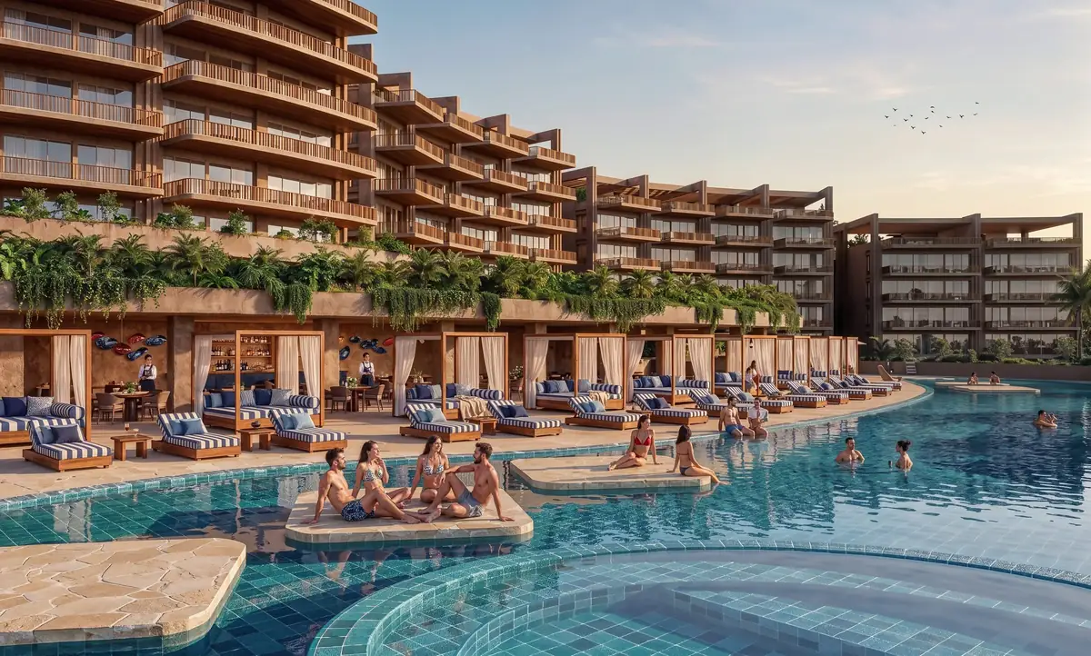 The Grand Lagoon pool